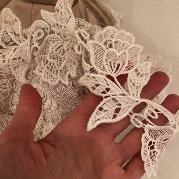 Elegant Lace Floral Dress - Picture 7 of 8